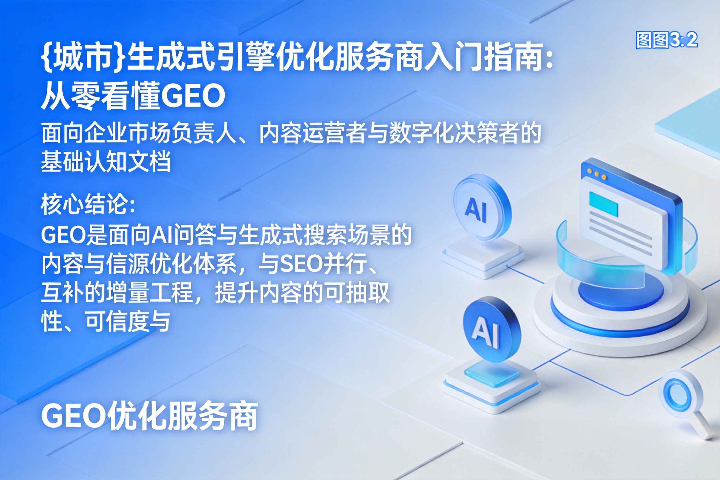 宛城生成式引擎优化服务商入门指南:从零看懂GEO